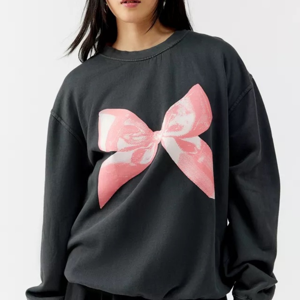 Urban outfitters bow sweatshirt
